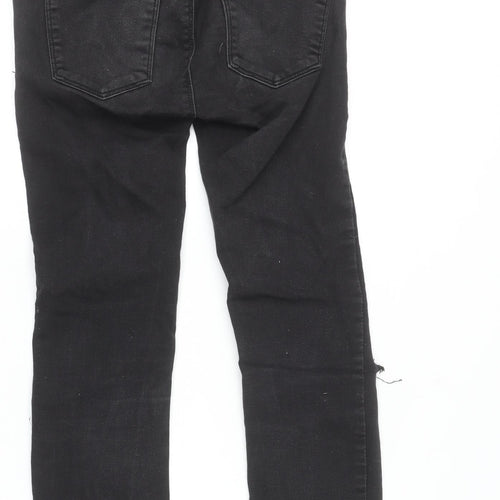 FB Sister Women's Black Skinny Distressed Stretch Jeans Size S