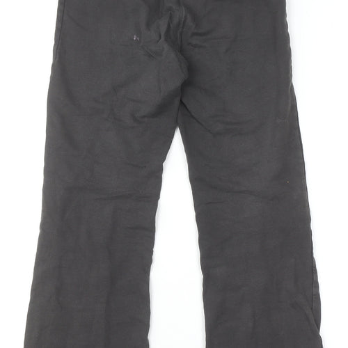 H&M Girls Black Cotton Stretch Jeggings 11-12 Years Comfortable School Trousers