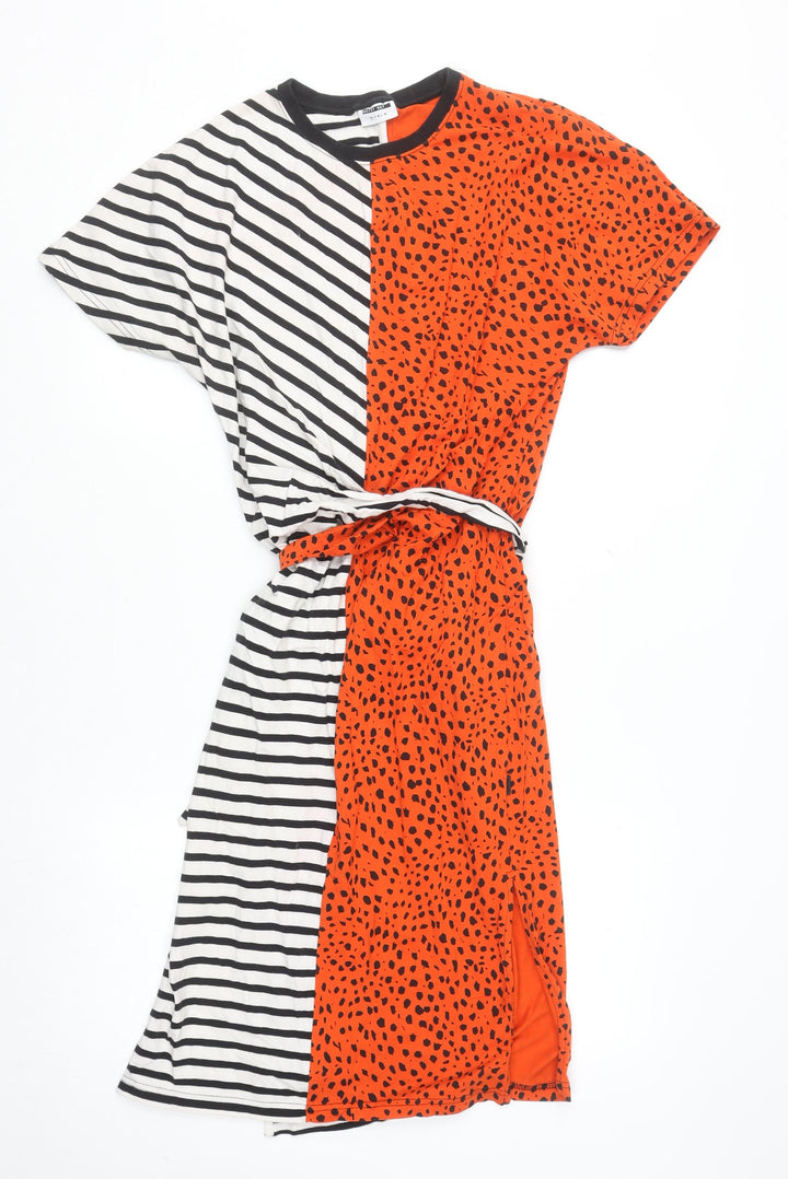 Noisy May Women’s Multicoloured Midi Wrap Dress M