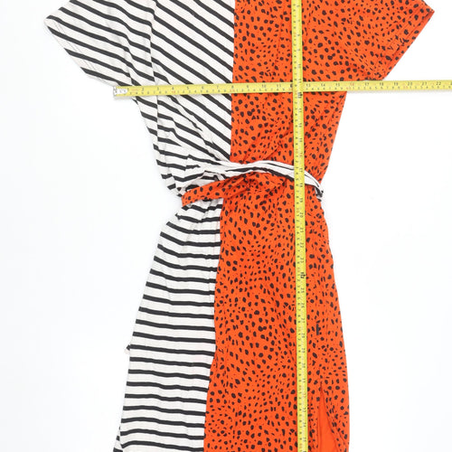 Noisy May Women’s Multicoloured Midi Wrap Dress M