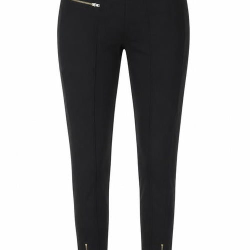 Pull&Bear Women's Black Stretch Zip Jeggings Size S