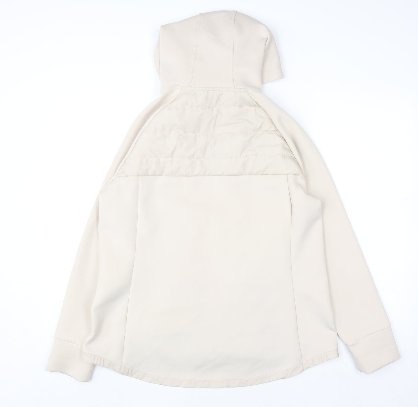 Dunnes Stores Women Ivory Hooded Mid-Length Softshell Jacket L