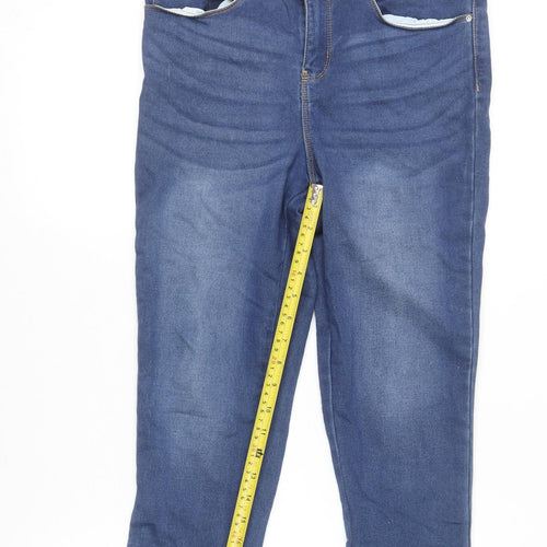 Dunnes Women Blue Size 10 Straight Leg Stretch Denim Jeans