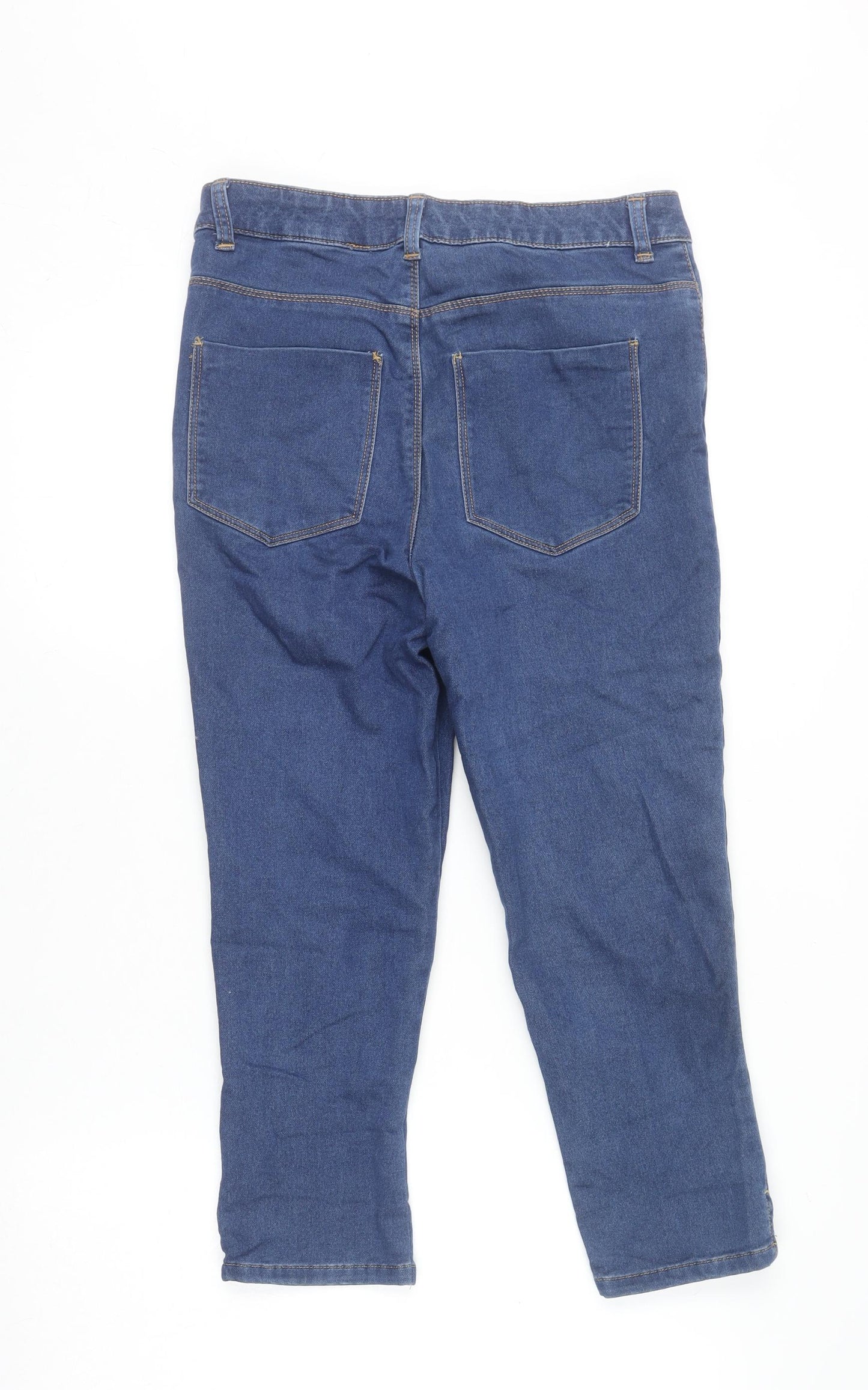 Dunnes Women Blue Size 10 Straight Leg Stretch Denim Jeans