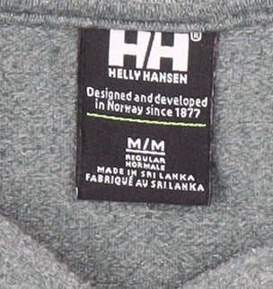Helly Hansen Men's Green Regular Fit Pullover Hoodie M