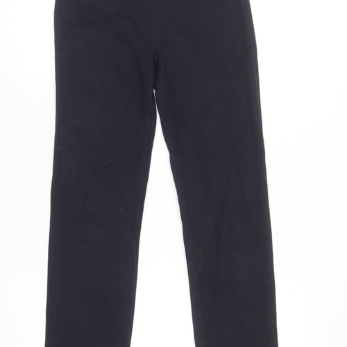 St. Bernard for Dunnes Stores Girls Black Slim Fit Trousers 12-13 Years Cotton Blend