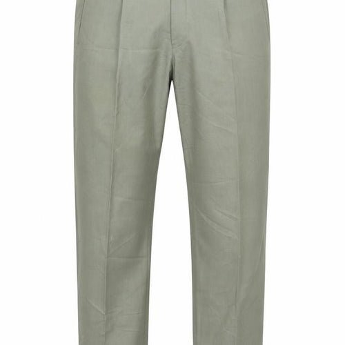 Robbie Men's Green Regular Fit Dress Pants Trousers 36L