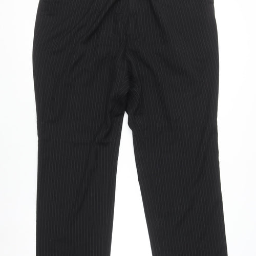 Dwyers & Co Men's Black Pinstripe Dress Pants UK 42 Regular Fit
