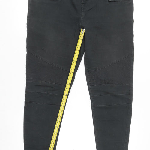 Denim Co Women's Black Skinny Stretch Jeans Size 16