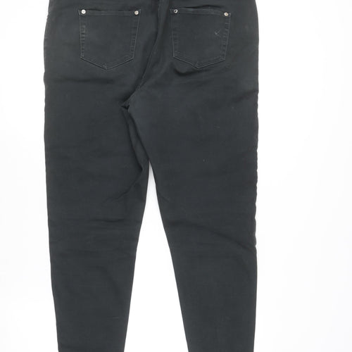 Denim Co Women's Black Skinny Stretch Jeans Size 16