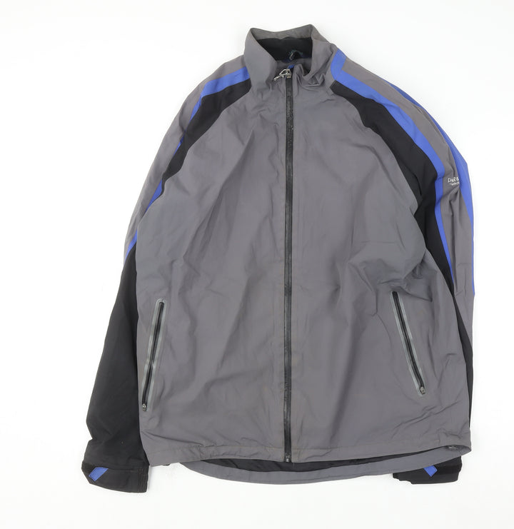 Dunnes Stores Men's Grey Windbreaker Jacket Medium 38-40in Full Zip