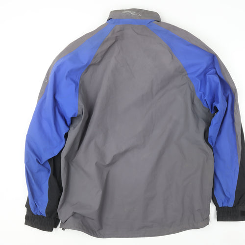 Dunnes Stores Men's Grey Windbreaker Jacket Medium 38-40in Full Zip