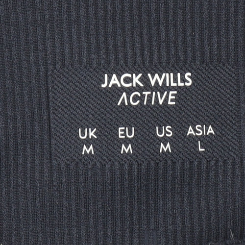 Jack Wills Women Black M Seamless Active Gym Leggings