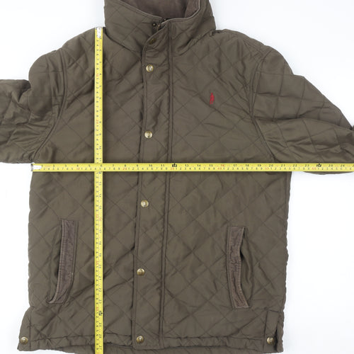 Jack Murphy Men’s Brown Quilted Mid-Length Jacket M Polyester Outdoor Wear