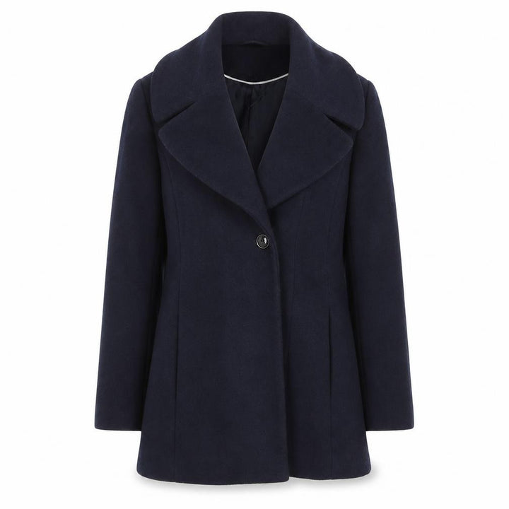 Debenhams Collection Women's Navy Blue Classic Coat Size 10