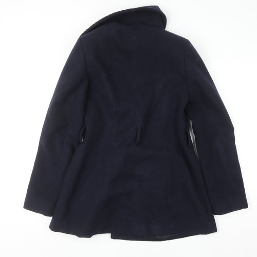 Debenhams Collection Women's Navy Blue Classic Coat Size 10