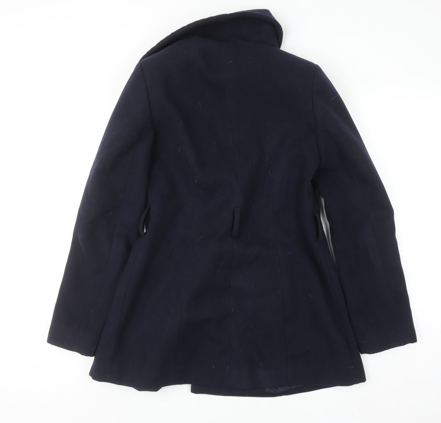 Debenhams Collection Women's Navy Blue Classic Coat Size 10