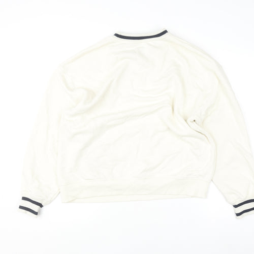 Dunnes Men Ivory Crew Neck Pullover Sweatshirt Size S New York City Print