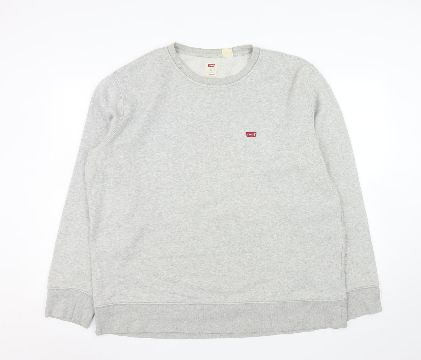 Levi's Men's Grey XL Classic Crew Neck Pullover Sweatshirt