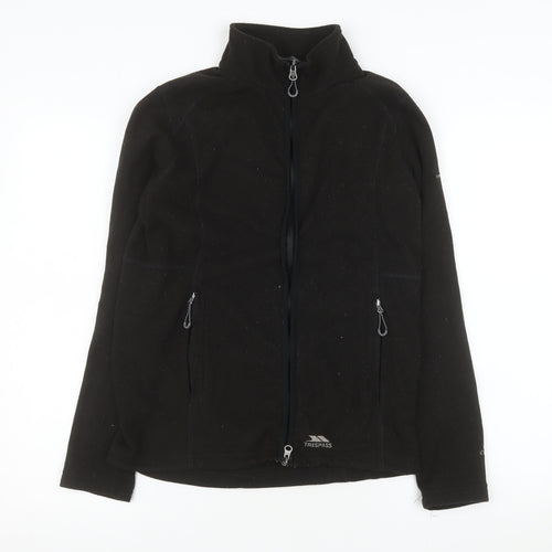 Trespass Women's Black Fleece Full Zip Jacket Size 10