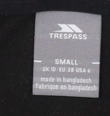 Trespass Women's Black Fleece Full Zip Jacket Size 10