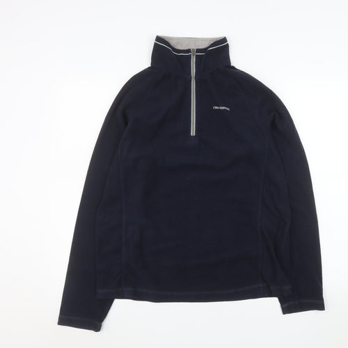 Craghoppers Men's Blue Half Zip Fleece Sweatshirt Size M