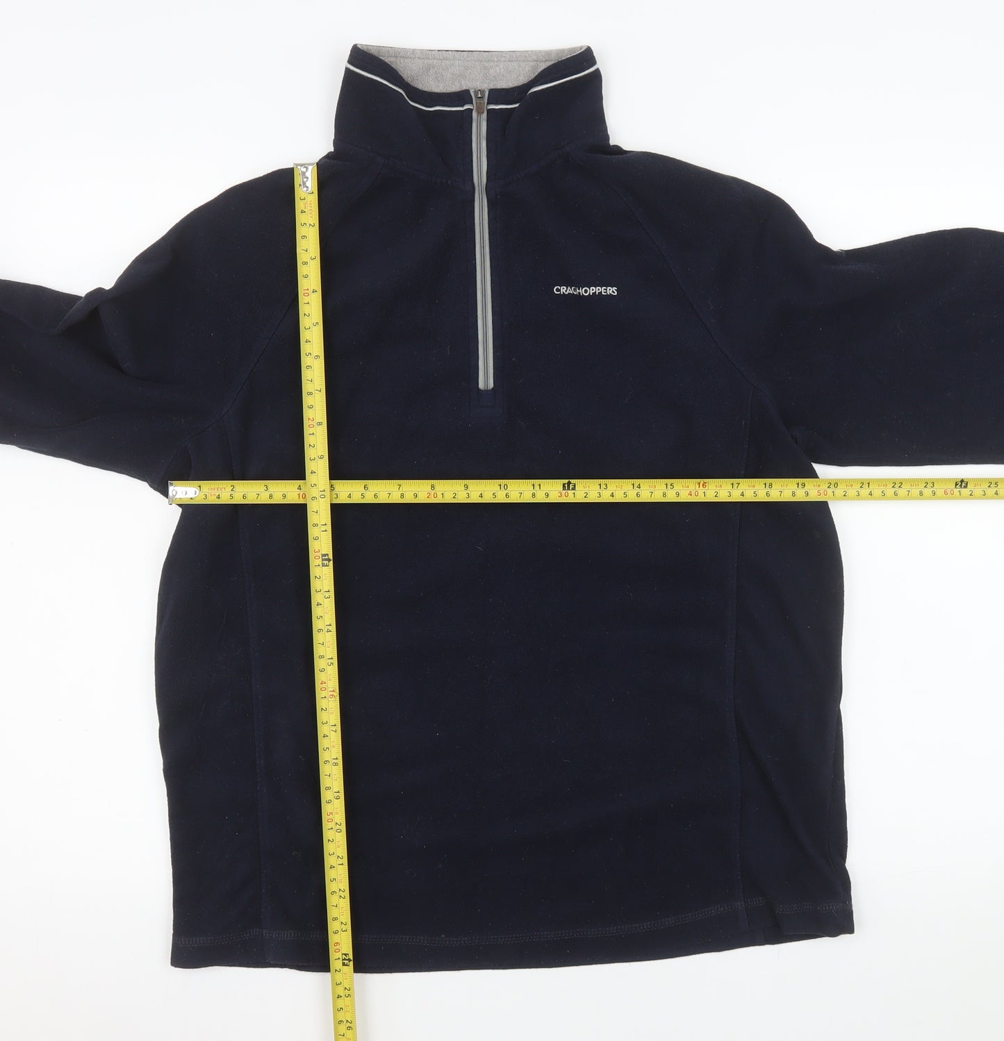 Craghoppers Men's Blue Half Zip Fleece Sweatshirt Size M