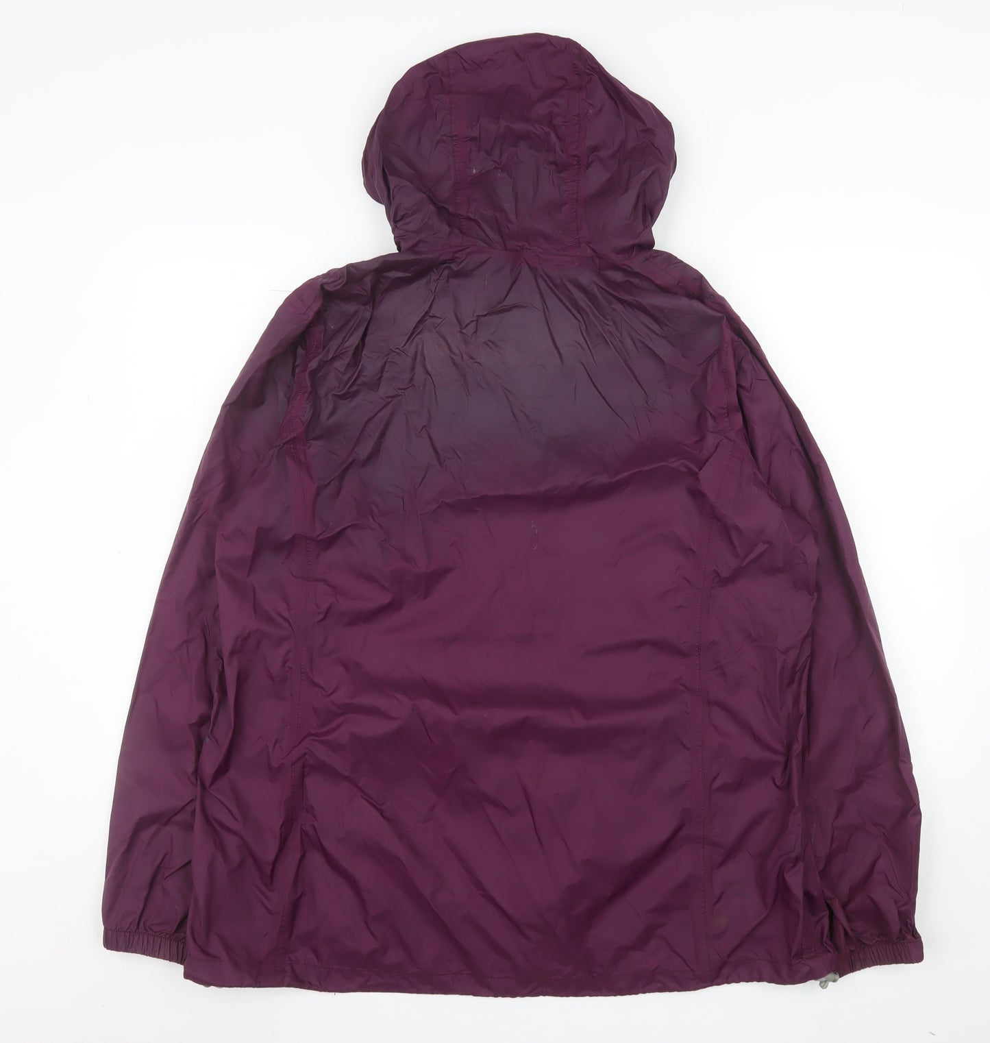 Peter Storm Women's Purple Waterproof Hooded Rain Jacket Size 16