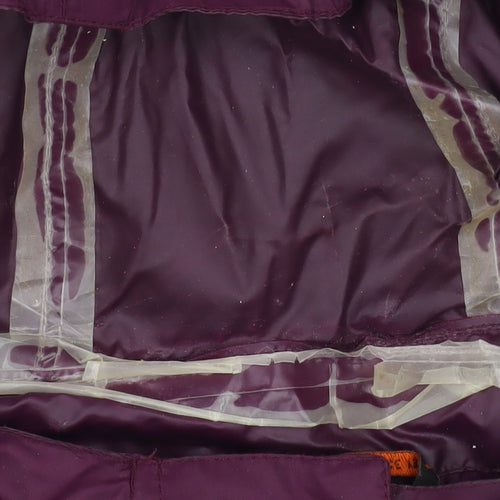 Peter Storm Women's Purple Waterproof Hooded Rain Jacket Size 16