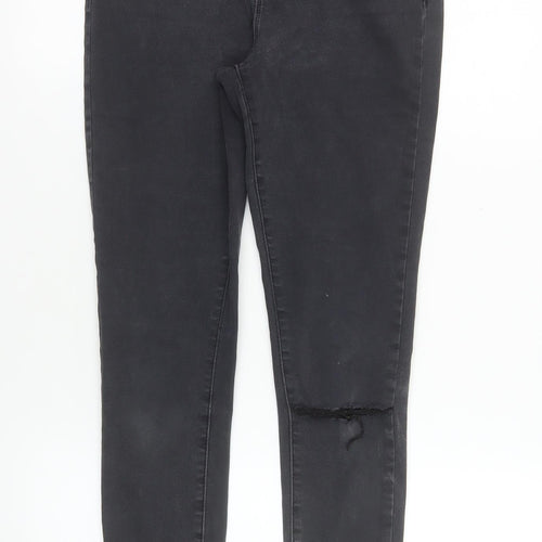 Denim Co Women's Black Skinny Jeans Size 10 Slim Fit Mid Rise Stretch