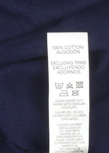 Dunnes Stores Men's Multicoloured Cotton Polo Shirt Size L