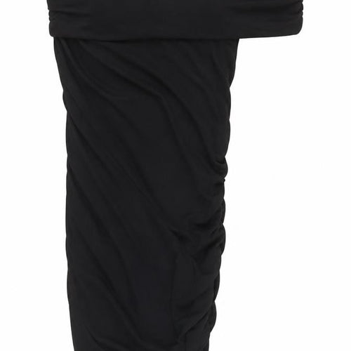 Primark Women’s Black One Shoulder Ruched Bodycon Dress Size S