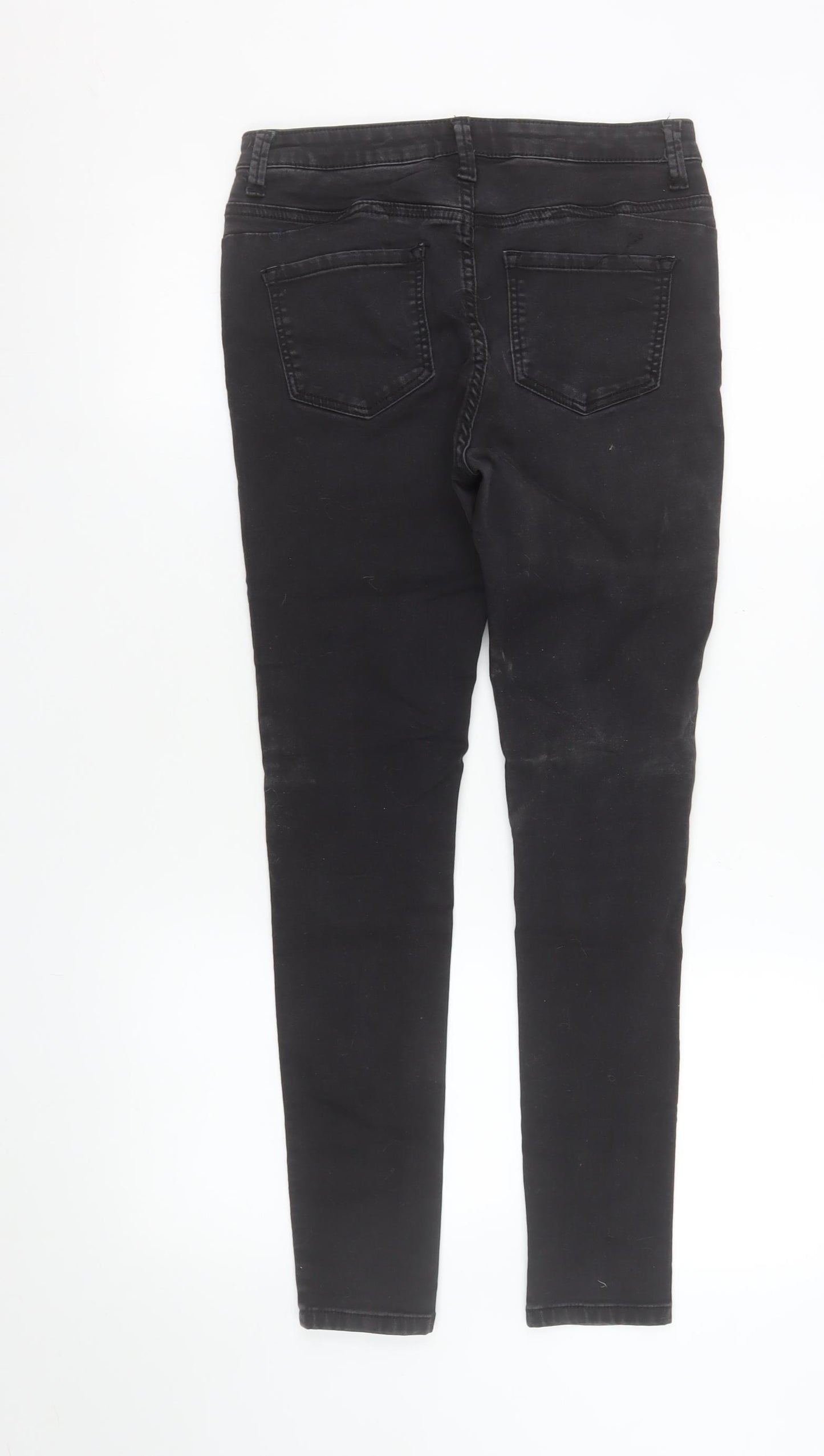 Denim Co Womens Black Skinny Jeans Size 10 Slim Fit
