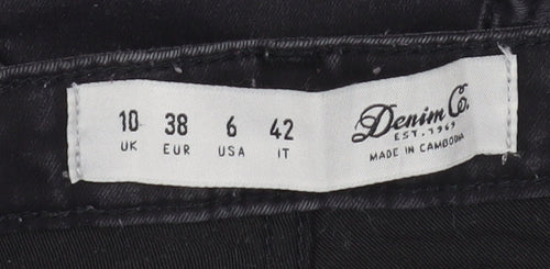 Denim Co Womens Black Skinny Jeans Size 10 Slim Fit