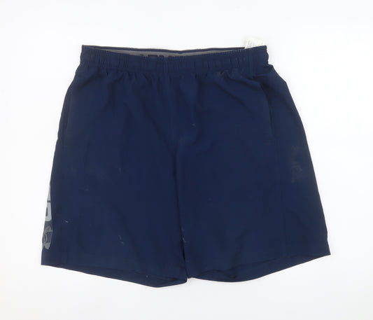 Under Armour Men's Navy Blue HeatGear Athletic Shorts Size L