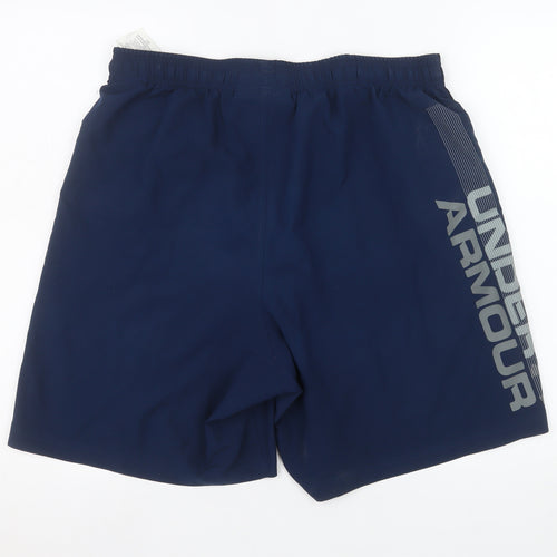 Under Armour Men's Navy Blue HeatGear Athletic Shorts Size L