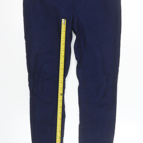 Denim Co. Womens Blue Mid Rise Skinny Stretch Jeans Size 10
