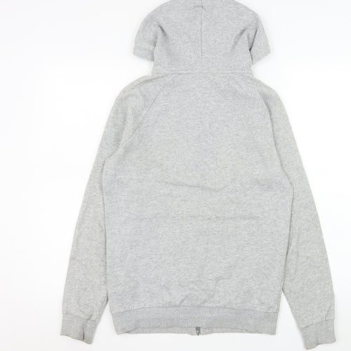 Under Armour Men's Grey XS Fitted Full Zip Hooded Jacket