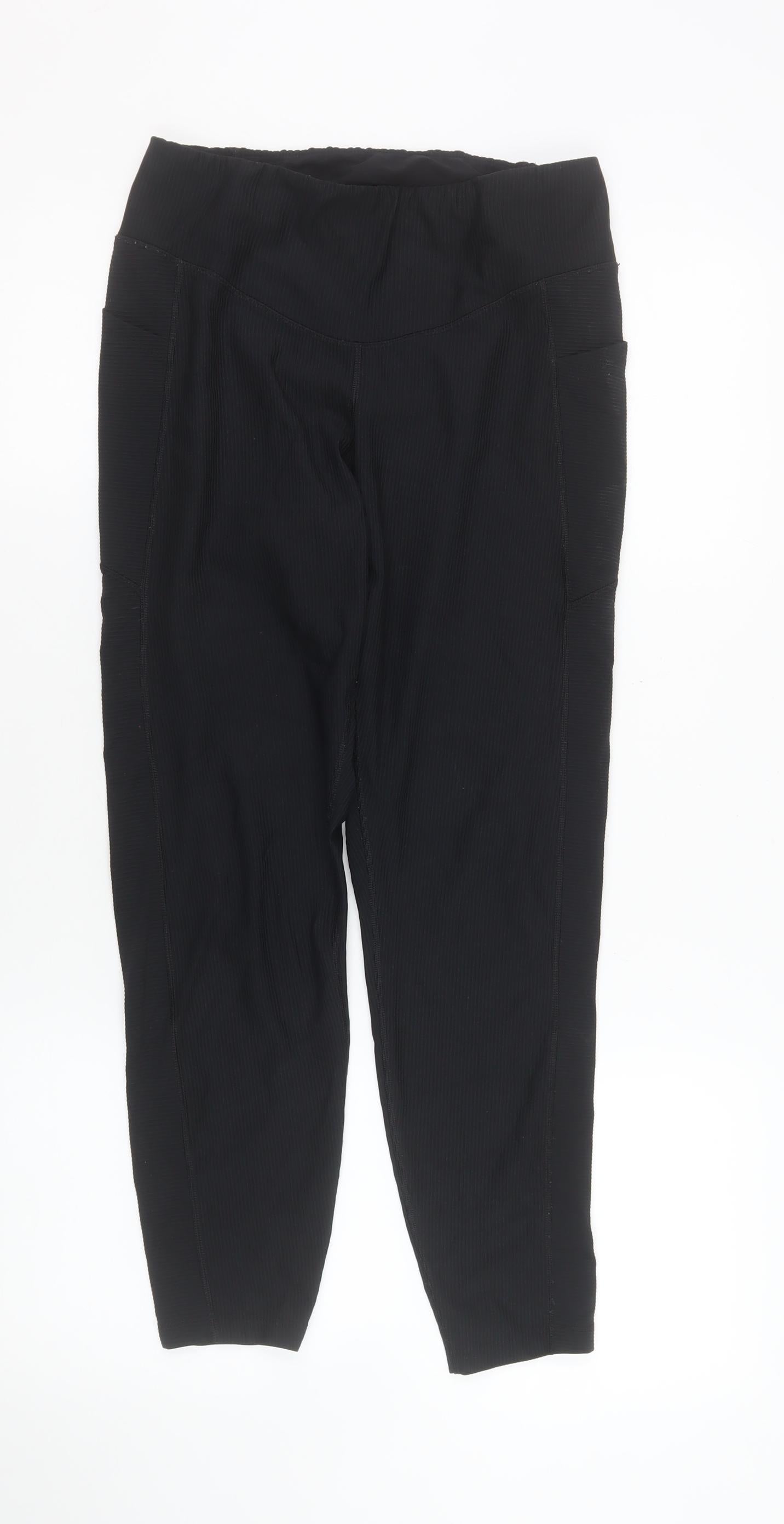 Old Navy Active Women's Black Large PowerSoft High-Rise Leggings