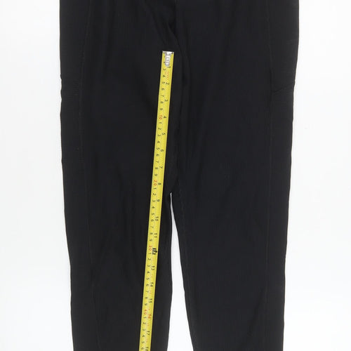 Old Navy Active Women's Black Large PowerSoft High-Rise Leggings