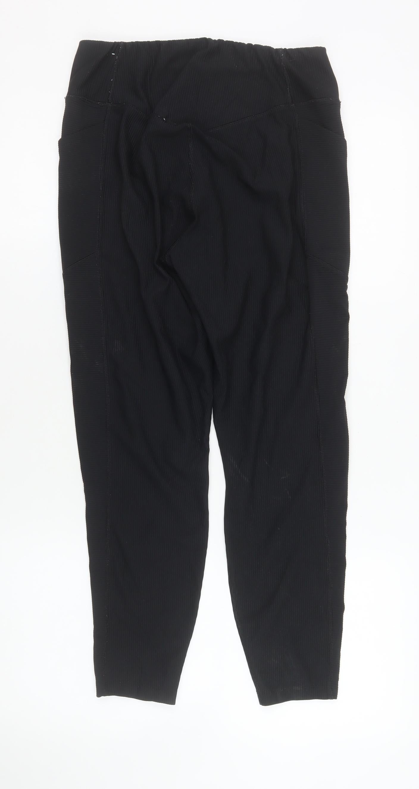 Old Navy Active Women's Black Large PowerSoft High-Rise Leggings