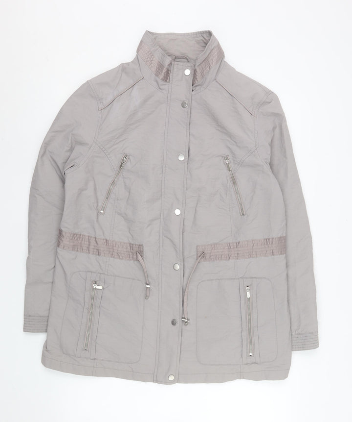 RJR John Rocha Women Grey Size 14 Lightweight Anorak Jacket