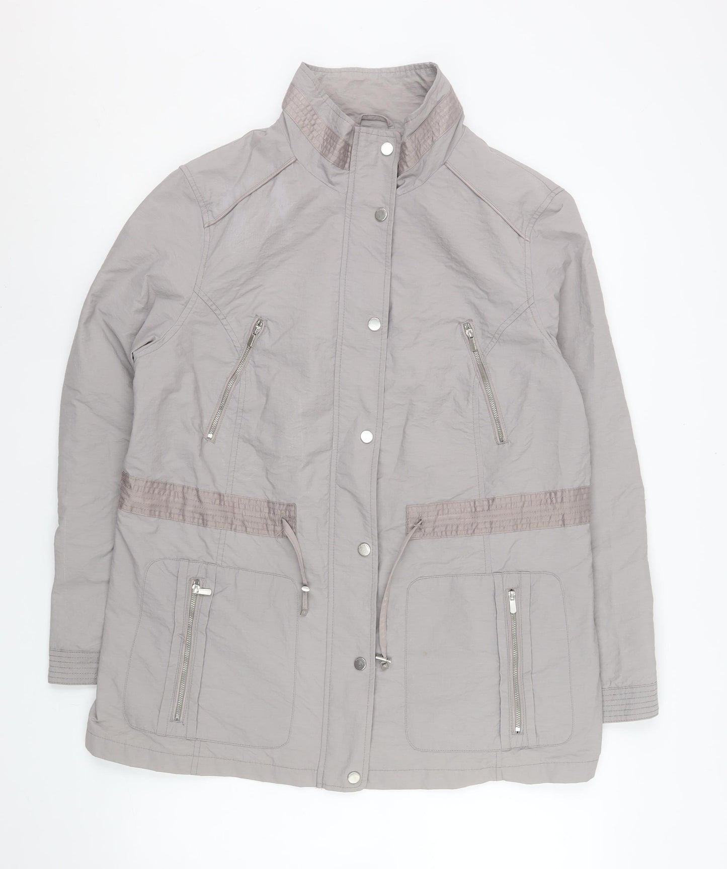 RJR John Rocha Women Grey Size 14 Lightweight Anorak Jacket