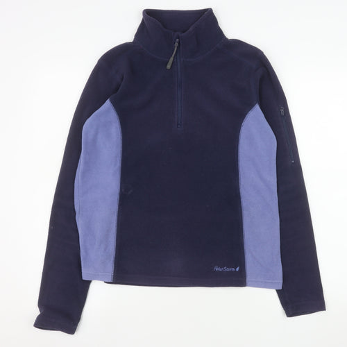 Peter Storm Women's Navy Fleece Pullover Sweatshirt Size 12
