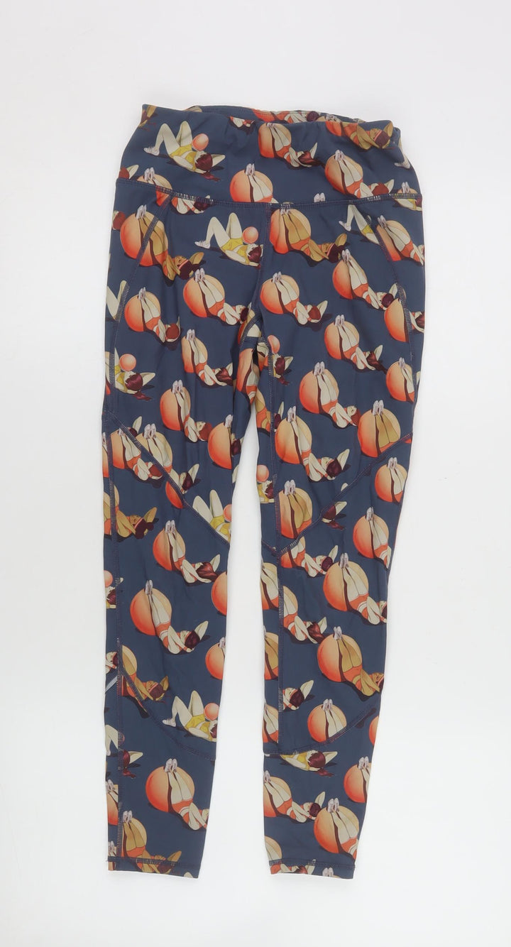 Sweaty Betty Women’s Blue Multicoloured XS Leggings with Fun Print