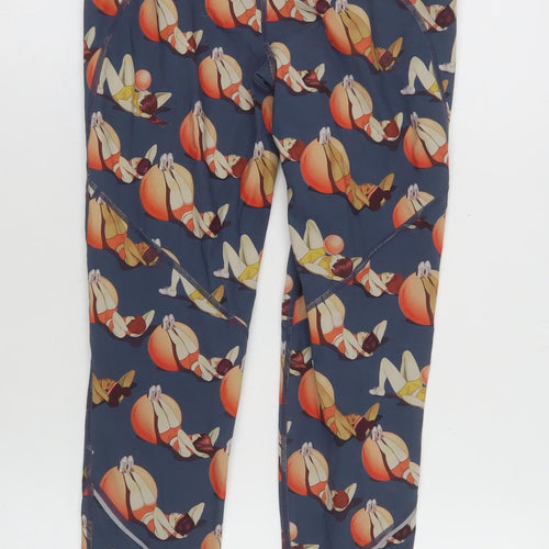 Sweaty Betty Women’s Blue Multicoloured XS Leggings with Fun Print
