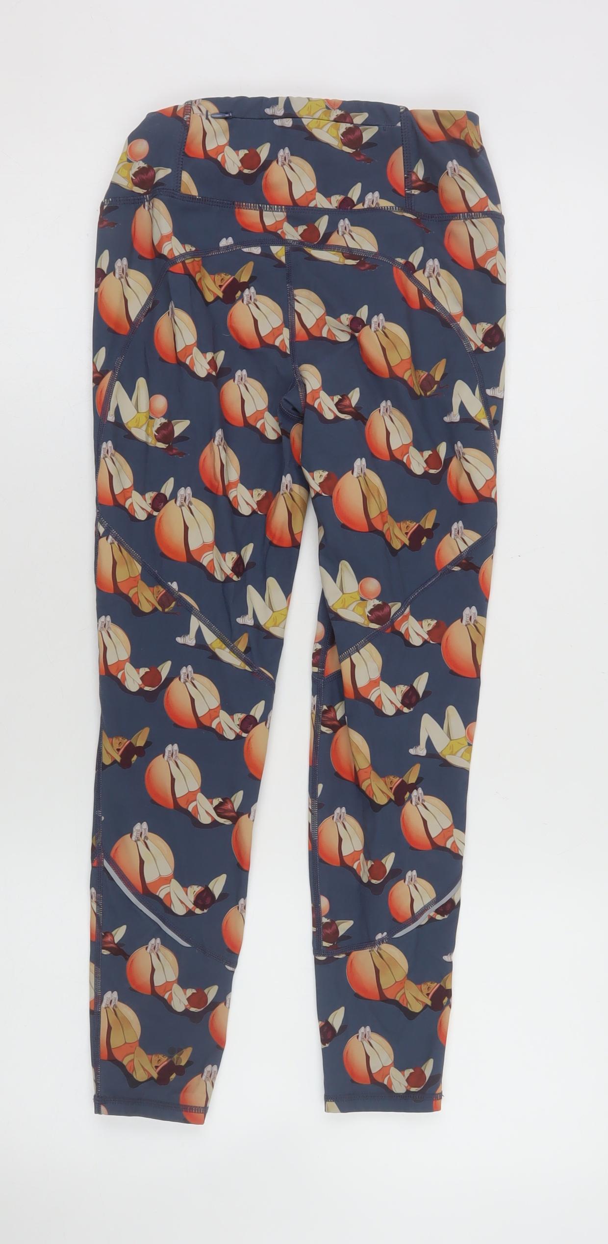 Sweaty Betty Women’s Blue Multicoloured XS Leggings with Fun Print