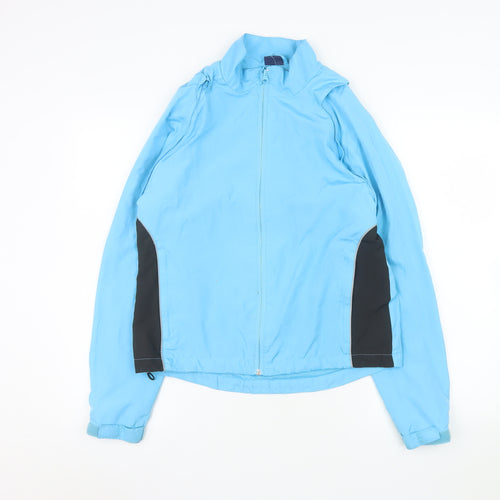 Crivit Sports Women's Blue Windbreaker Jacket Size 12