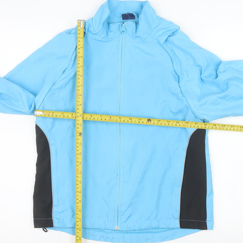 Crivit Sports Women's Blue Windbreaker Jacket Size 12