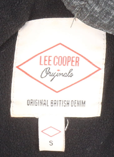 Lee Cooper Men's Grey Hooded Puffer Jacket S Regular Fit Winter Coat